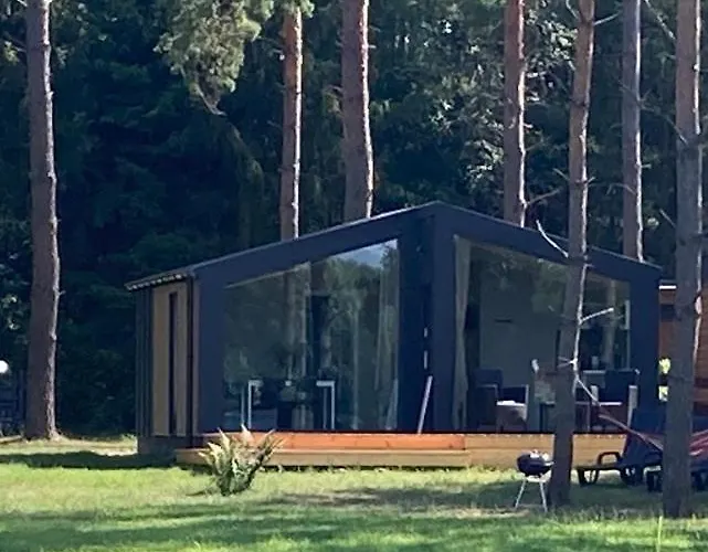 度假居 Modern House - 30 Metrow Od Jeziora,prywatna Plaza,wifi *