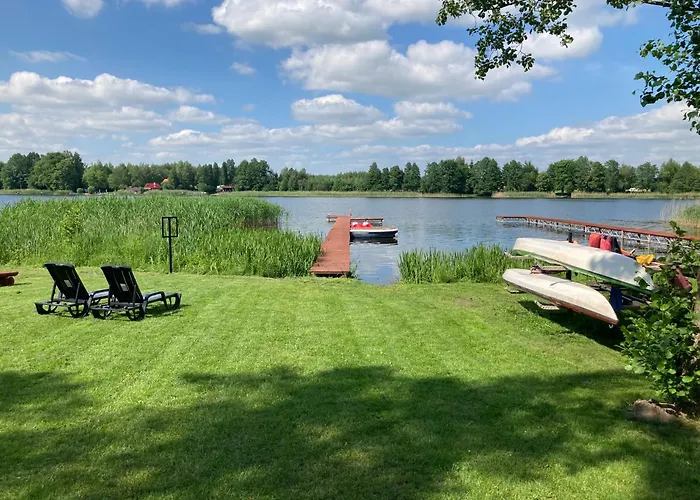 Modern House - 30 Metrow Od Jeziora,prywatna Plaza,wifi *