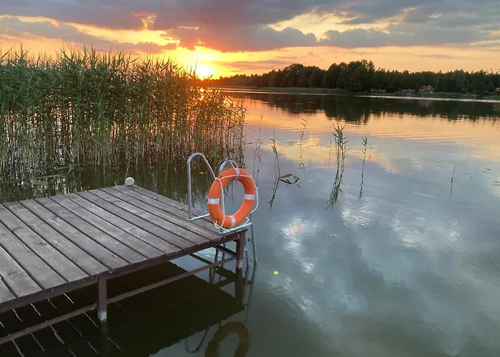 Modern House - 30 Metrow Od Jeziora,prywatna Plaza,wifi * Makosieje